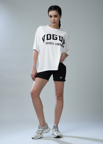 Loose Fit Luxury Tee White