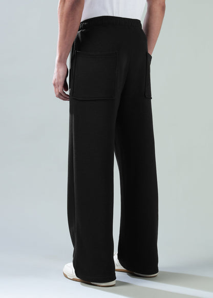 Loose Fit Track Pants Black